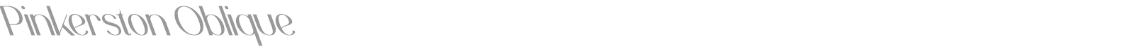 Pinkerston font preview